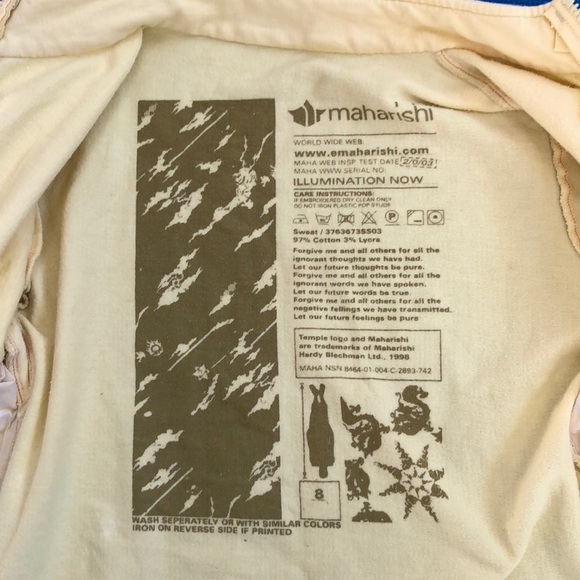 Maharishi ‘illumination now’ lemon jacket - Picture 7 of 8
